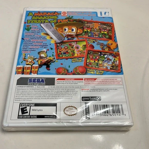 Wii NWT Samba De Amigo
